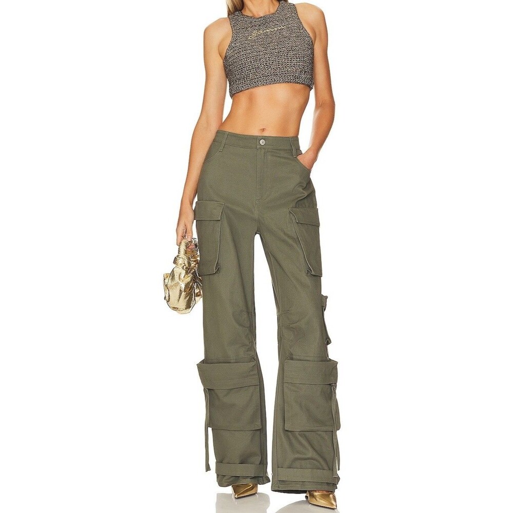 Steve Madden Apparel Women's Duo Cargo Pant, Olive SZ XS